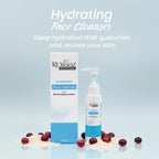 RUBAAZ Hydrating Face Cleanser with Rice & Cranberry Extract for Soft Glowing Skin Face Wash (100 ml)