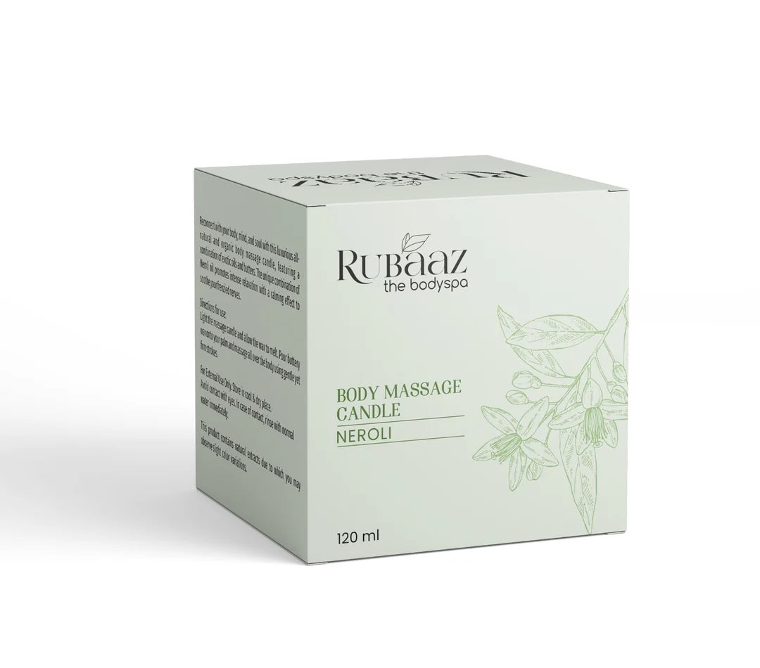 Rubaaz Body Massage Candle - Neroli