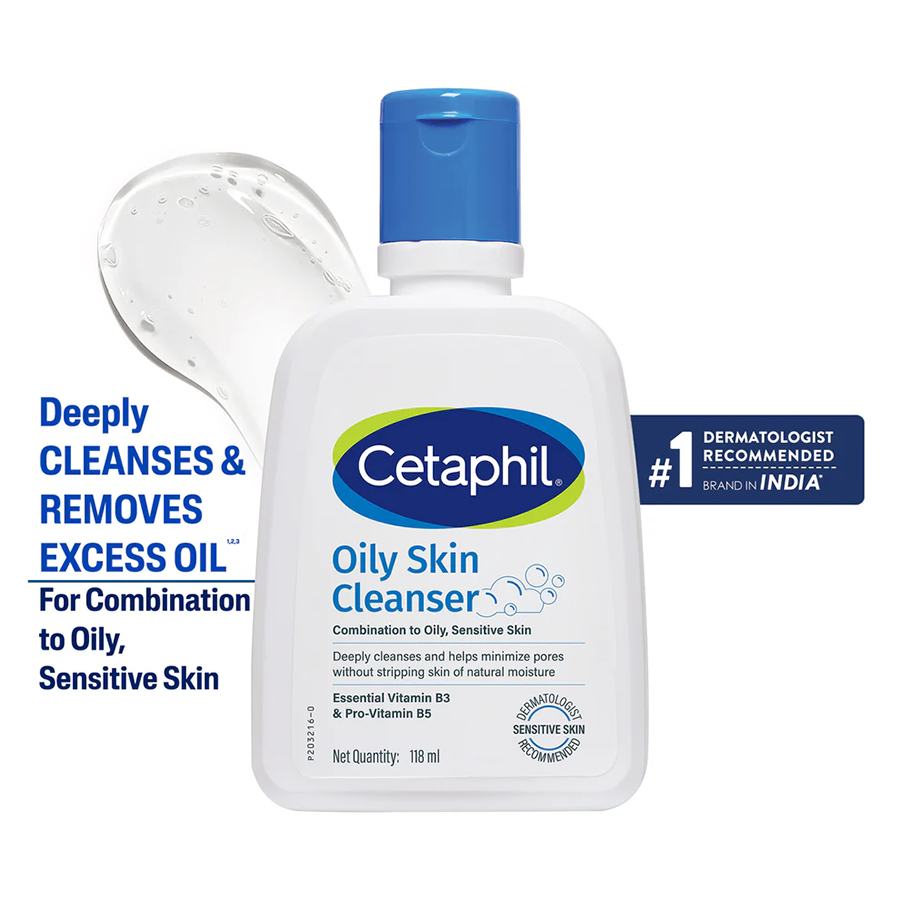 Cetaphil Oily Skin Cleanser  | Dermat Recommended