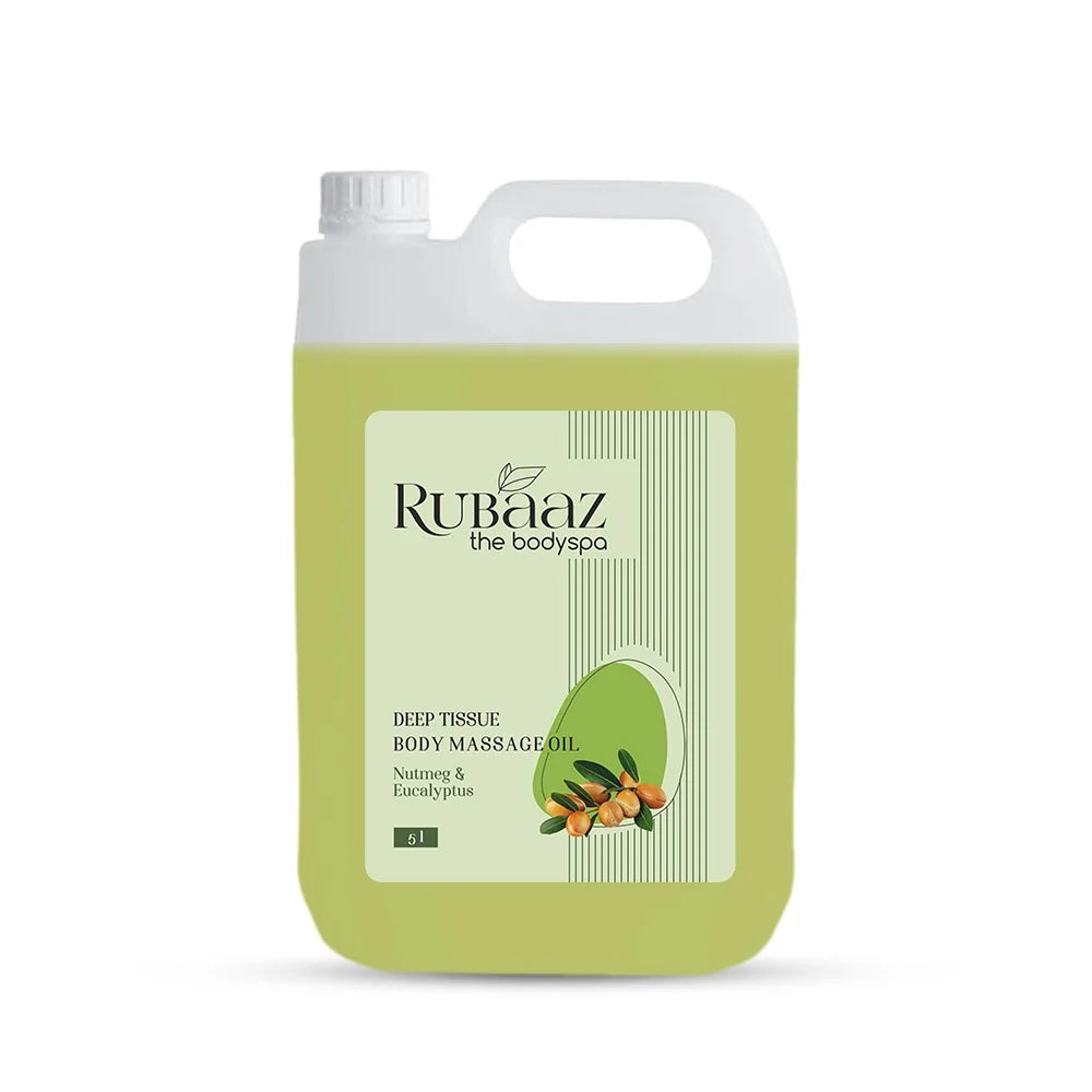 Rubaaz Deep Tissue Nutmeg & Eucalyptus Body Massage Oil