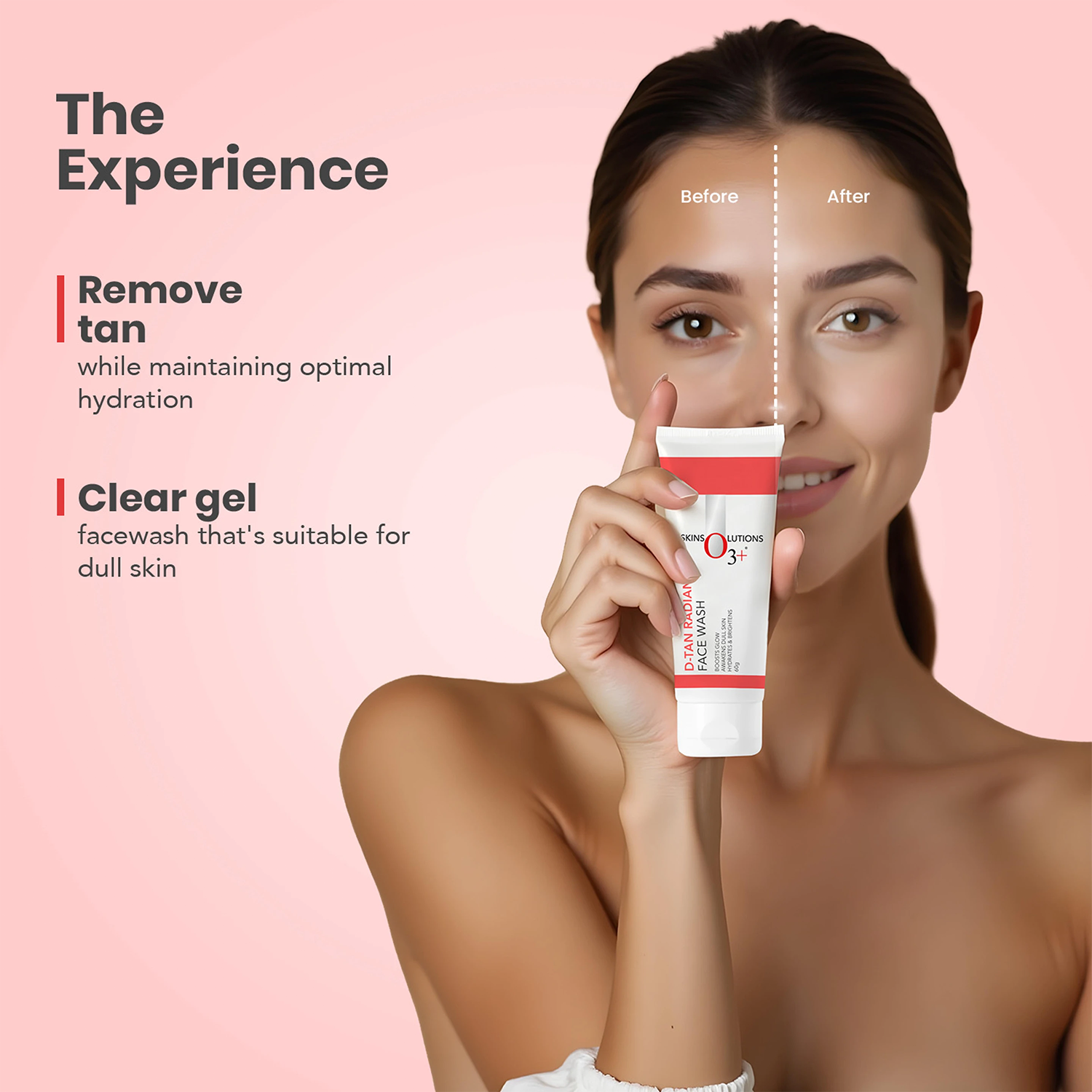 O3+ D-Tan Radiance Face Wash 60ml