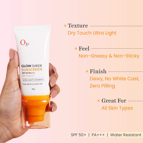 O3+ Glow Shield Sunscreen SPF 50 50g