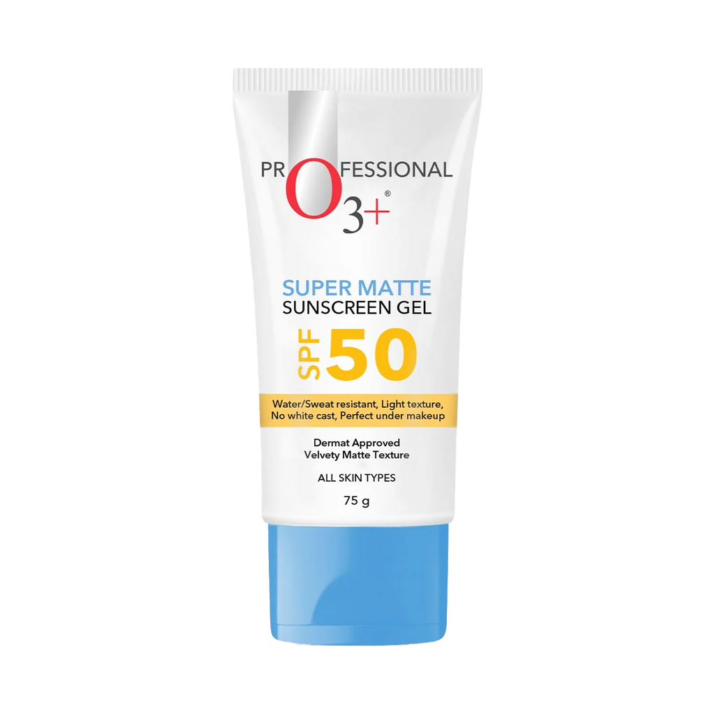 O3+ Super Matte Sunscreen Gel SPF 50 75g