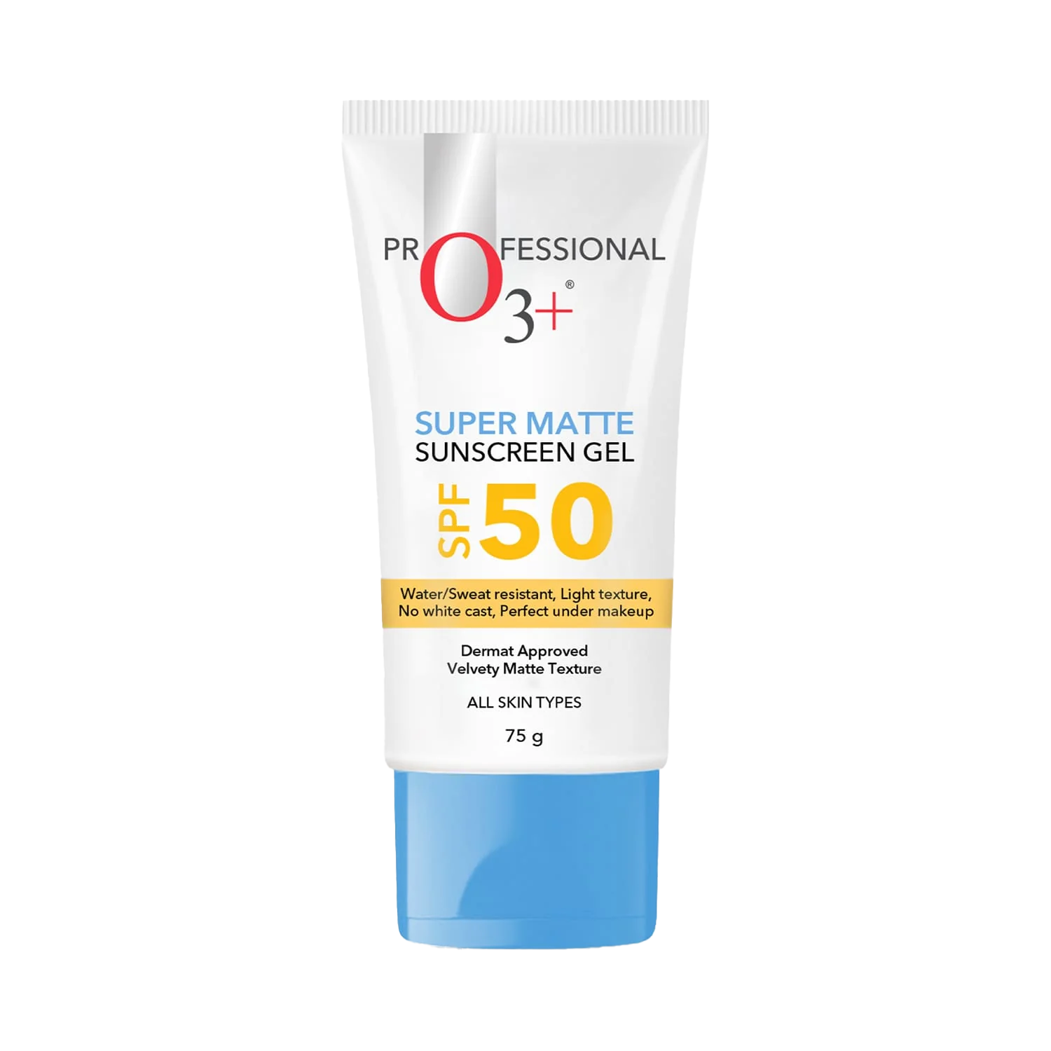 O3+ Super Matte Sunscreen Gel SPF 50 75g