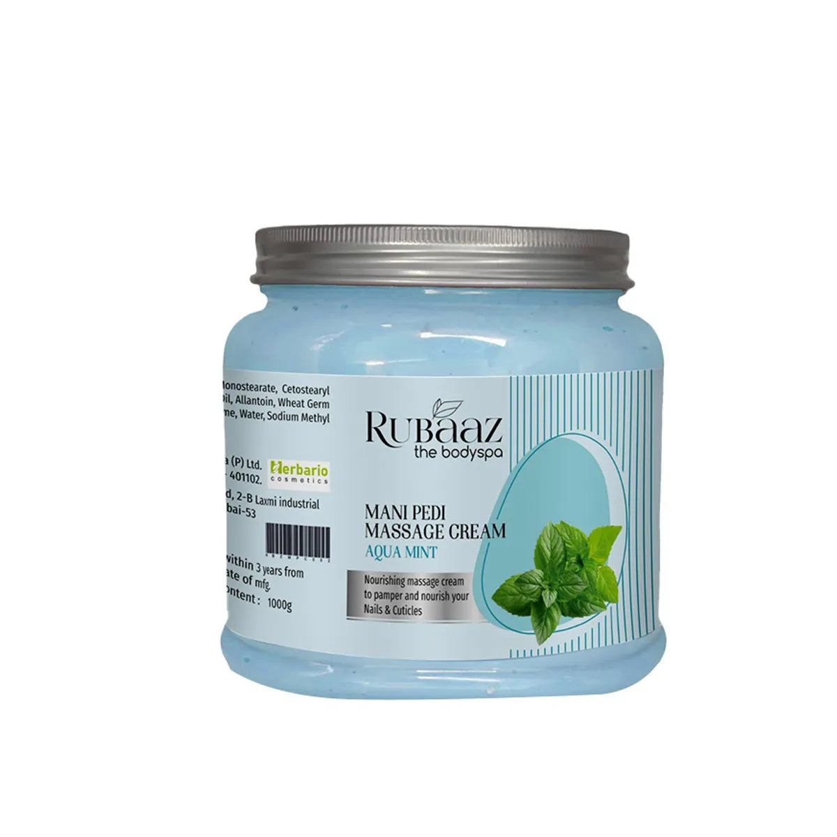Rubaaz Aqua Mint Mani-Pedi Cream