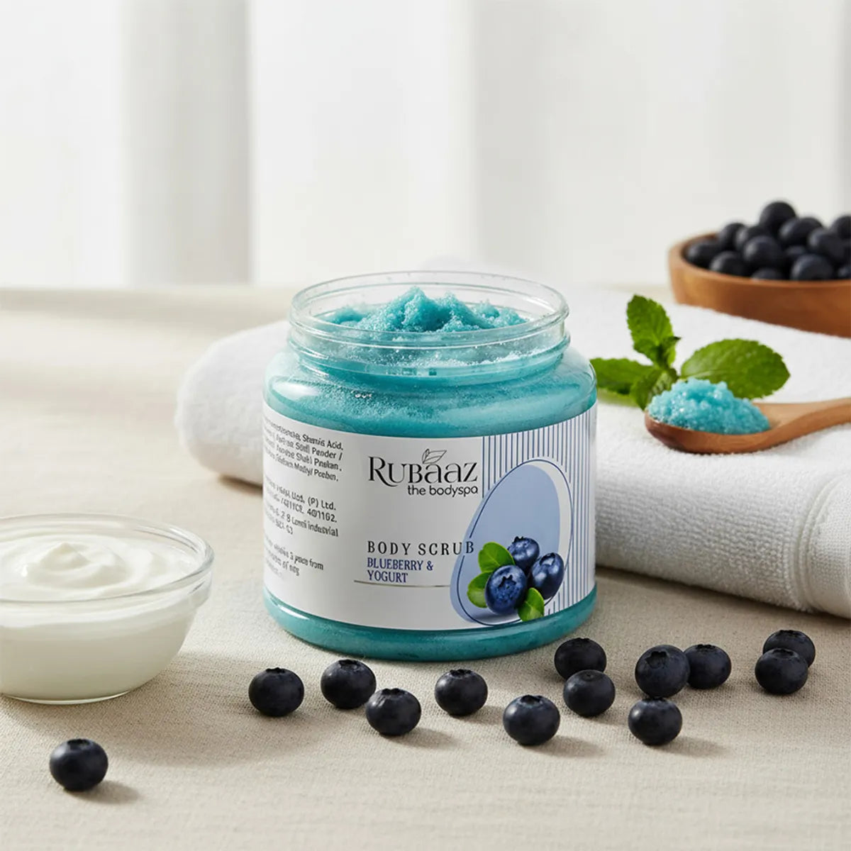 Rubaaz Blueberry & Yogurt Body Scrub