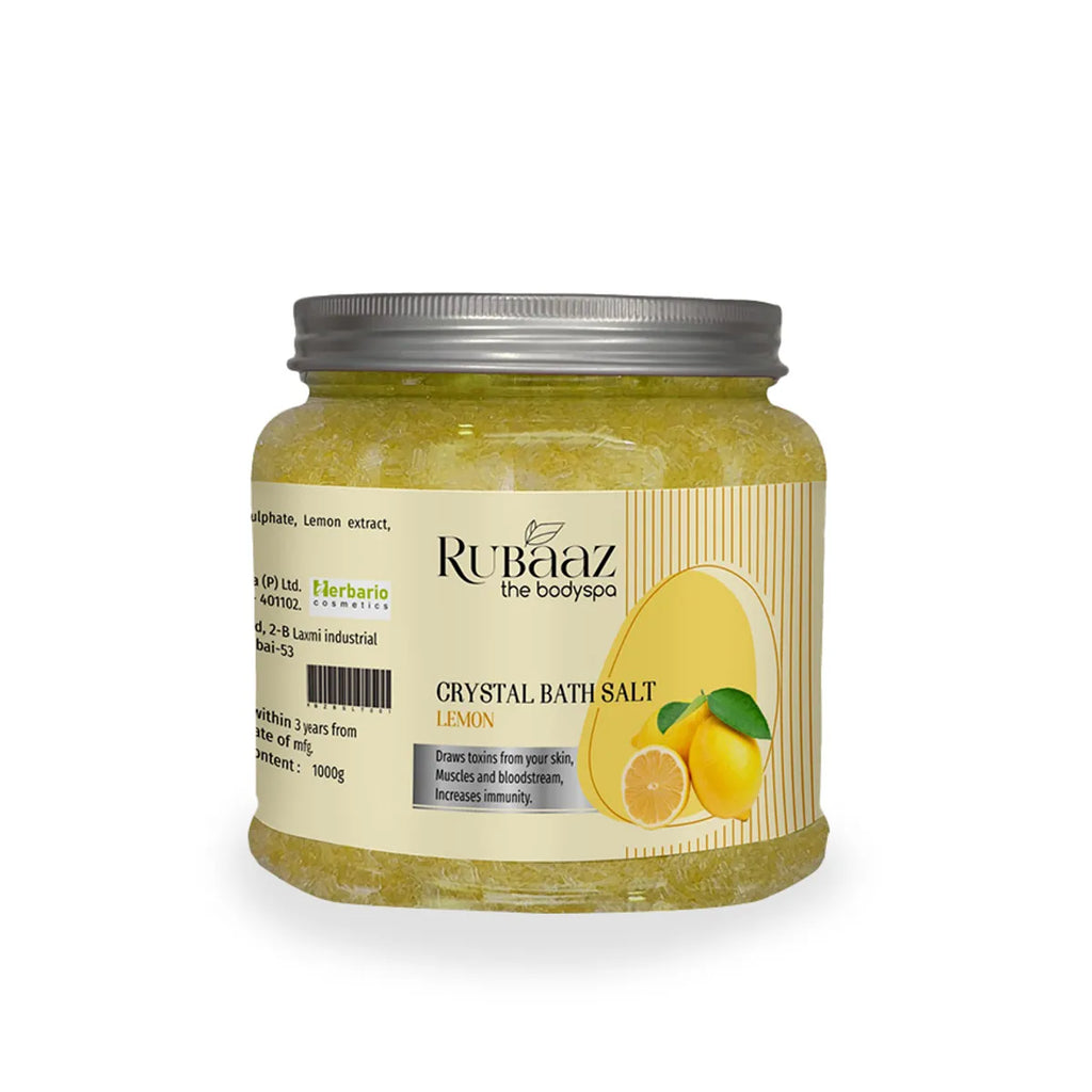 Rubaaz Lemon Crystal Bath Salt