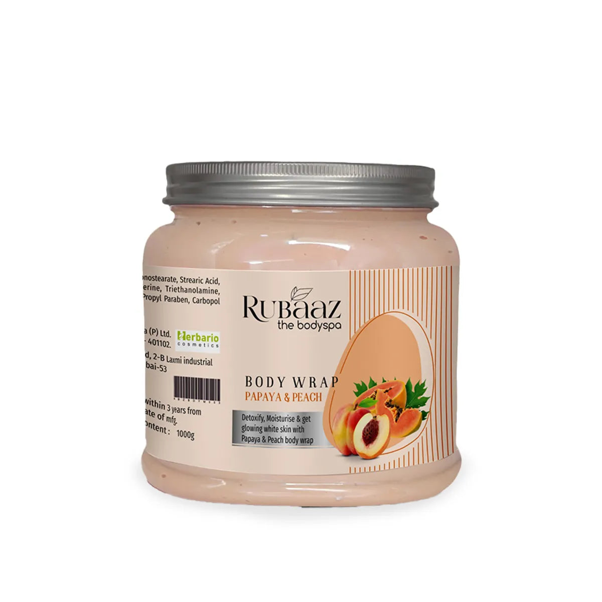 Rubaaz Papaya & Peach Body Wrap