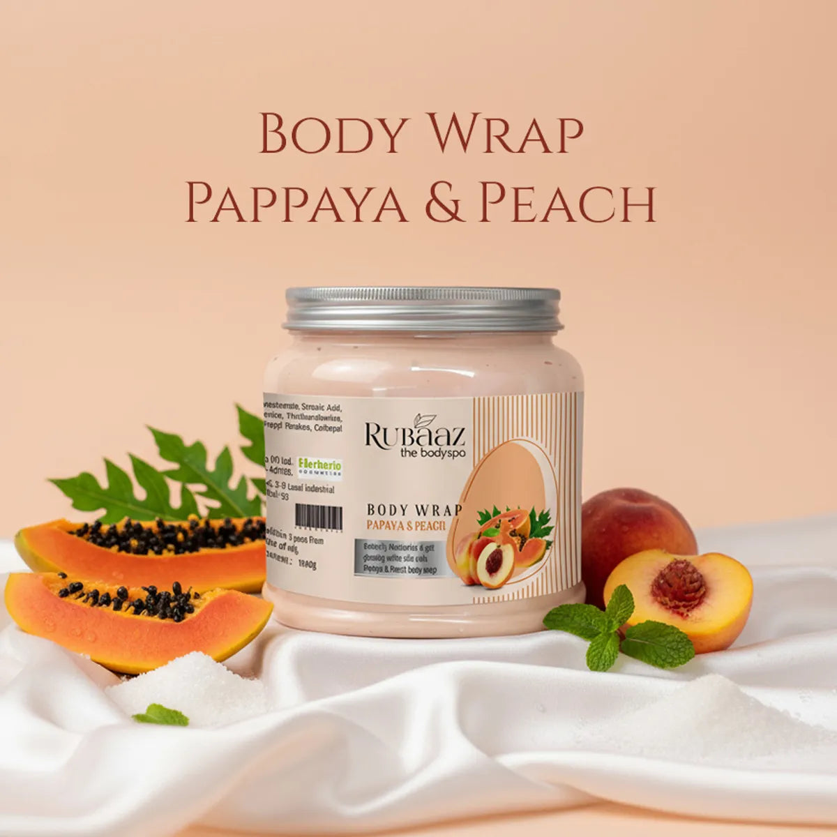 Rubaaz Papaya & Peach Body Wrap