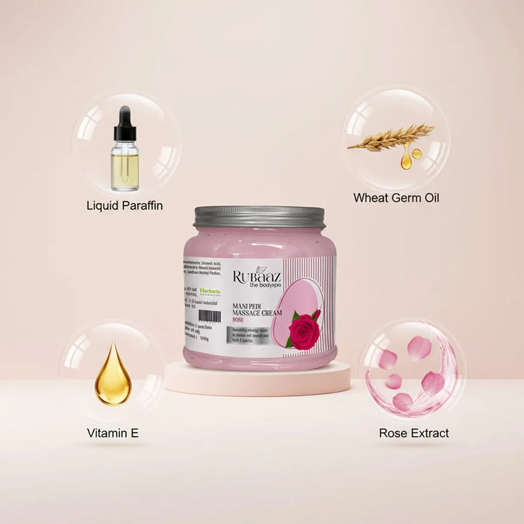 Rubaaz Rose Mani-Pedi Cream