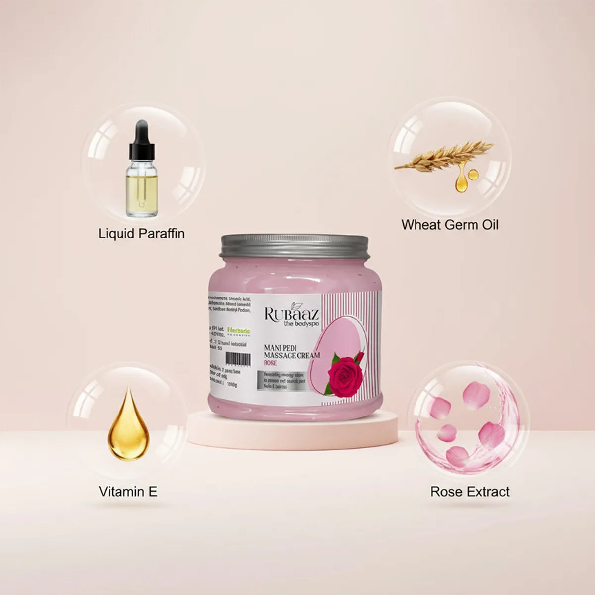Rubaaz Rose Mani-Pedi Cream