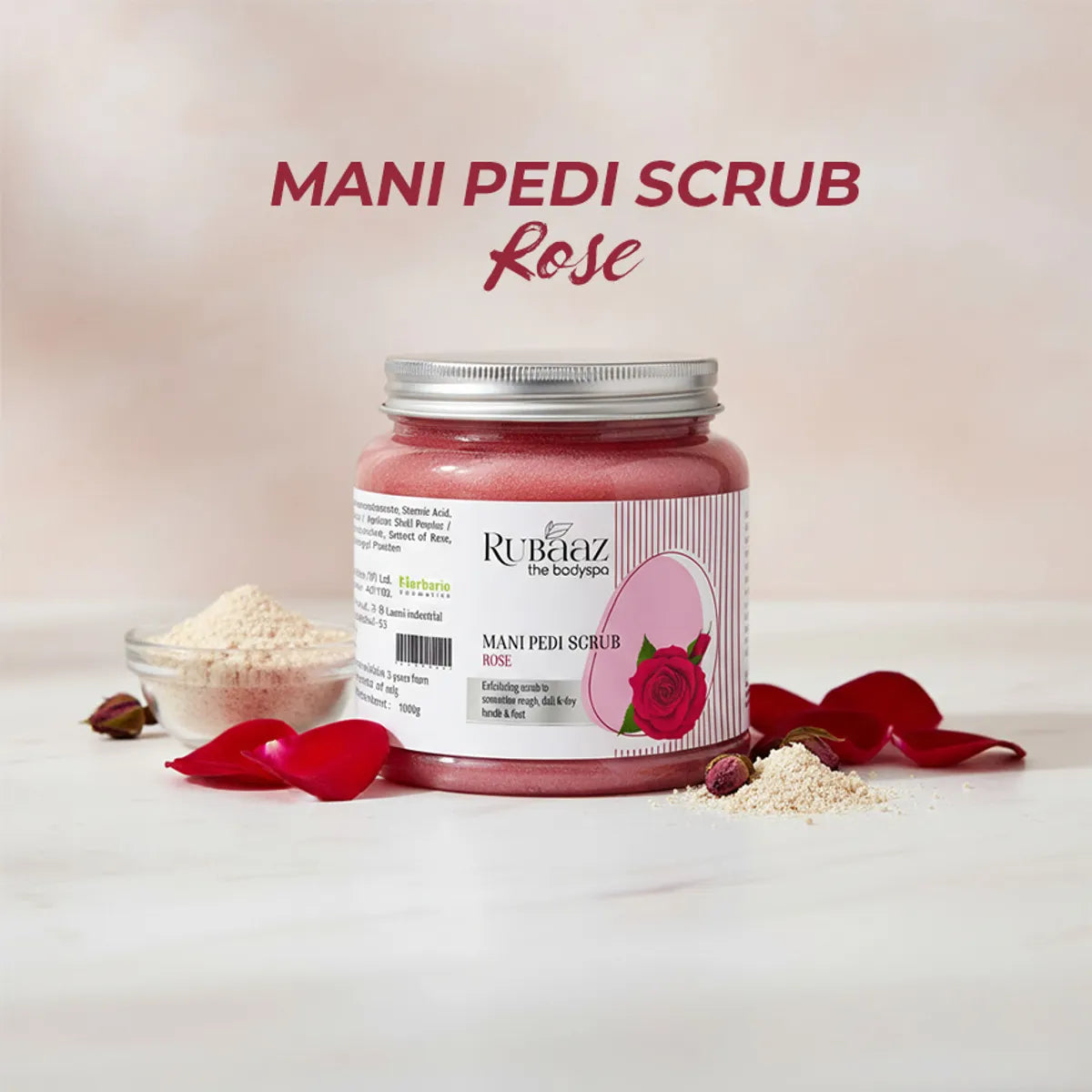 Rubaaz Rose Mani-Pedi Scrub