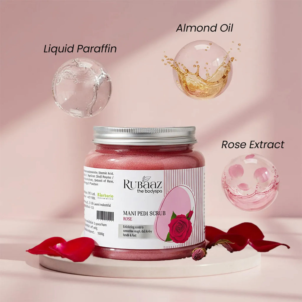 Rubaaz Rose Mani-Pedi Scrub