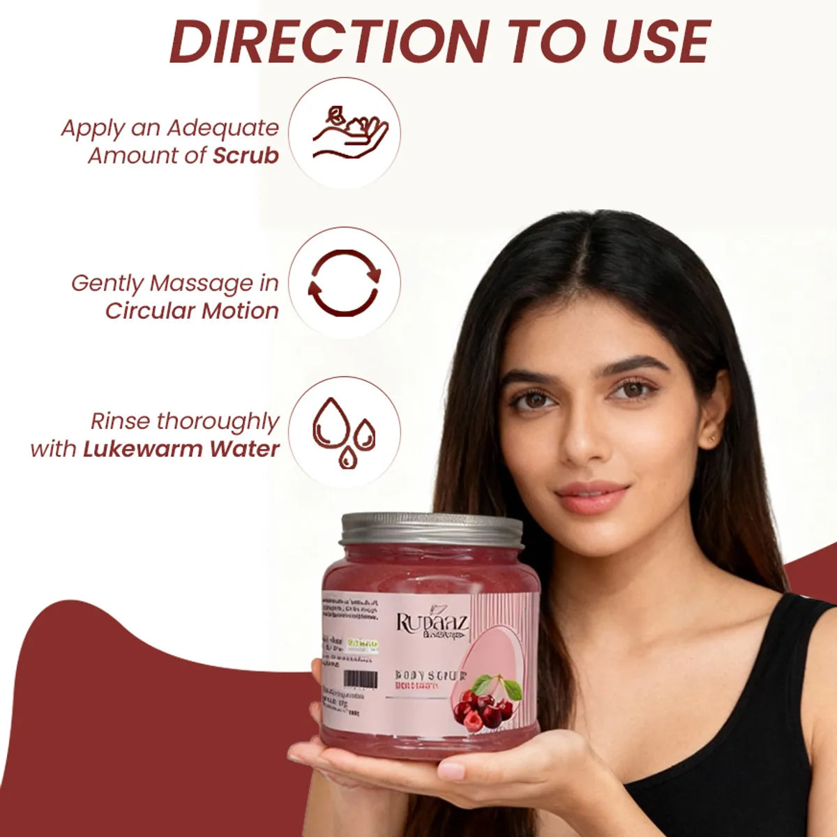 Rubaaz Wild Cherry Body Scrub