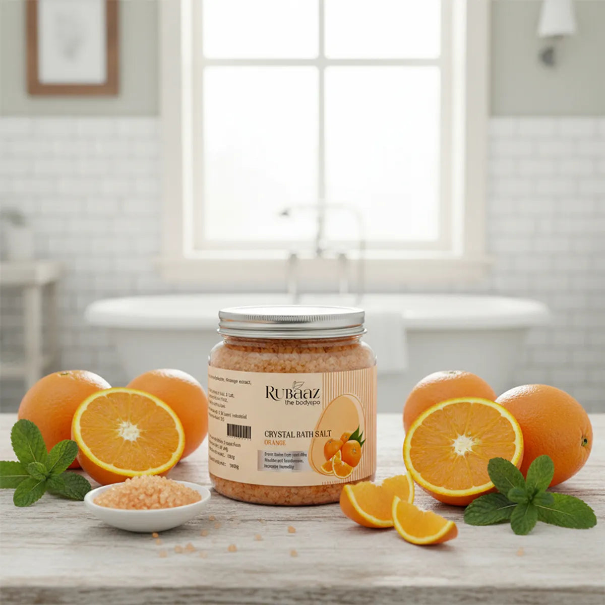 Rubaaz Orange Crystal Bath Salt