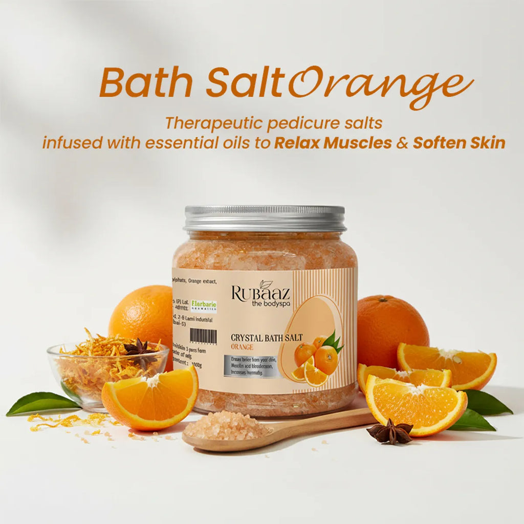 Rubaaz Orange Crystal Bath Salt