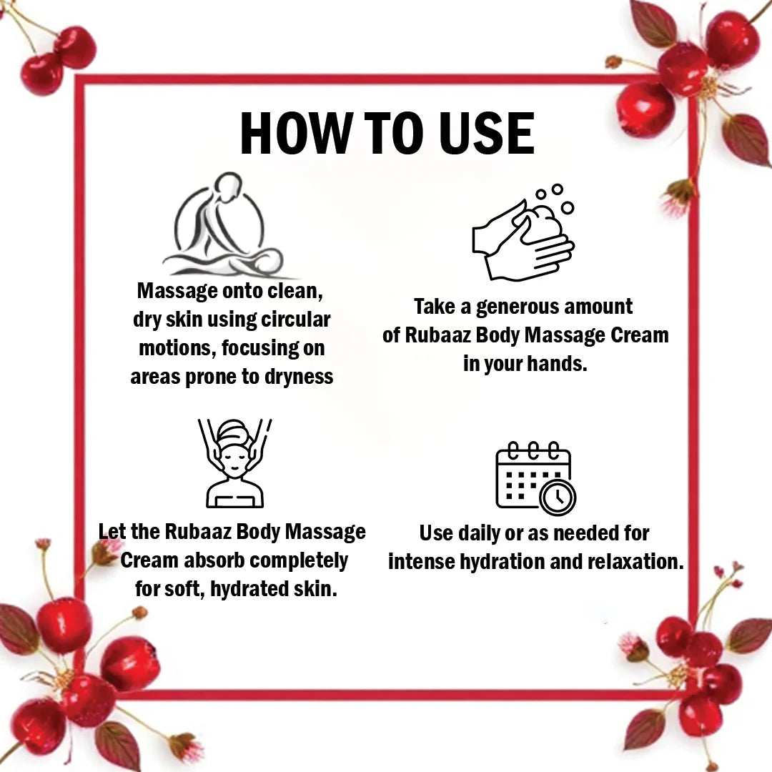 Rubaaz Wild Cherry Massage Cream