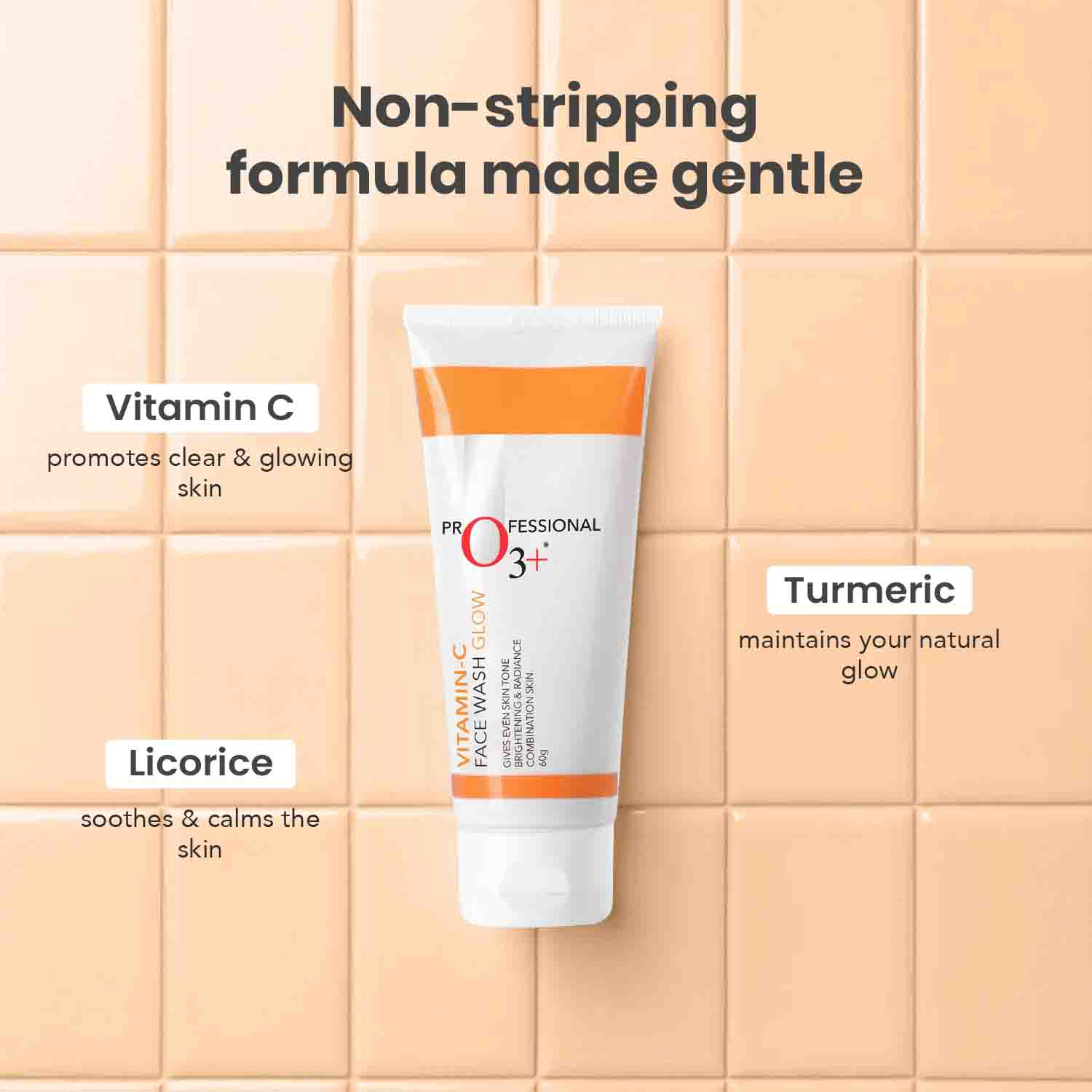O3+ Vitamin C Glow Face Wash 60ml