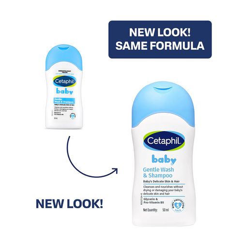 Cetaphil Baby Gentle Wash & Shampoo 50ml
