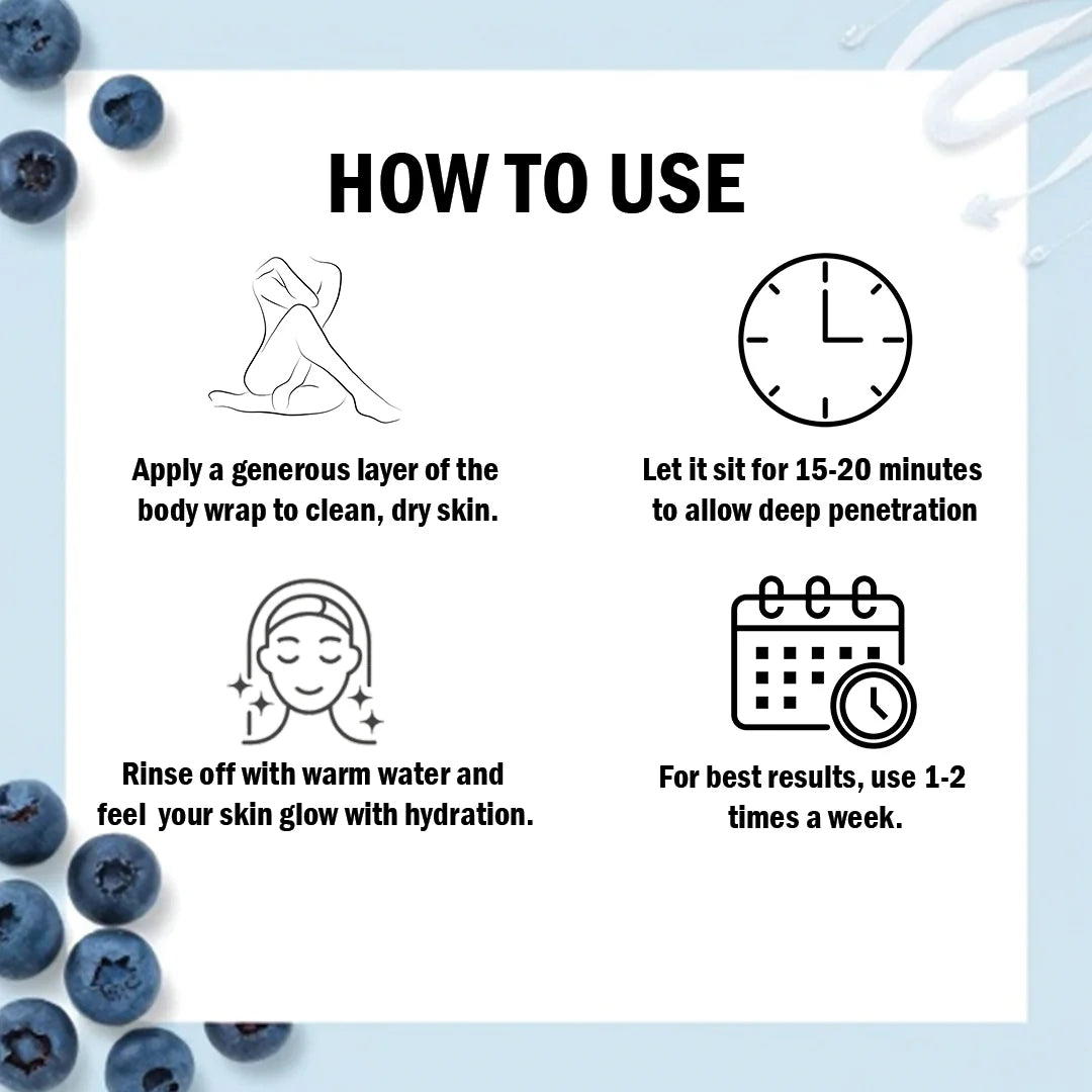 Rubaaz Blueberry & Yogurt Body Wrap