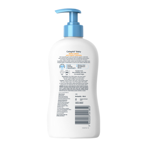 Cetaphil Baby Daily Lotion with Organic Calendula 400ml